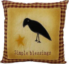 img 4 attached to CVHOMEDECO Primitives Blessings Embroidered Decorative