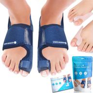 sports laboratory bunion corrector - orthopedic bunion splints, big toe straighteners 🏋️ and relief guide for women and men - adjustable size, day and night support логотип