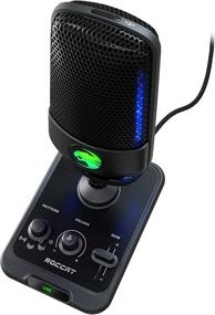 img 3 attached to 🎙️ ROCCAT Torch Studio-Grade USB Microphone, Black: High-Performance Audio Recording for Professionals, ROC-14-910