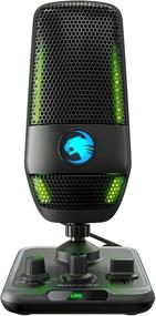 img 4 attached to 🎙️ ROCCAT Torch Studio-Grade USB Microphone, Black: High-Performance Audio Recording for Professionals, ROC-14-910