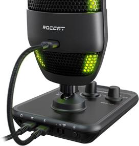 img 1 attached to 🎙️ ROCCAT Torch Studio-Grade USB Microphone, Black: High-Performance Audio Recording for Professionals, ROC-14-910
