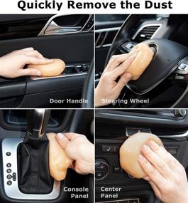 Non Sticky Car Interior Dust Cleaning Slime Putty (4 CT)