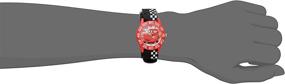 img 1 attached to 🚗 Disney Kids' W001679 Cars Plastic Watch with Stylish Black Checkered Nylon Band