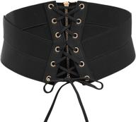 🔗 steampunk lace-up cinch corset belt for women by scarlet darkness - tied belt design logo