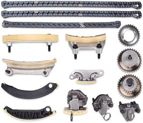 img 4 attached to Engine Timing Chain Kit Compatible with Chevy Equinox, Malibu, Traverse, GMC Acadia, Buick Enclave, Lacrosse, Cadillac CTS, SRX 2.8L 3.0L 3.6L - PUENGSI 9-0753S Timing Chain Set