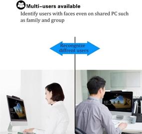 img 1 attached to 📸 Kaysuda Лице-распознавание USB ИК-камера для Windows Hello на Windows 10 - RGB 720P Веб-камера с двумя микрофонами, идеально подходит для стриминга видеоконференций и записи YouTube на Windows.