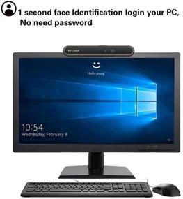 img 3 attached to 📸 Kaysuda Лице-распознавание USB ИК-камера для Windows Hello на Windows 10 - RGB 720P Веб-камера с двумя микрофонами, идеально подходит для стриминга видеоконференций и записи YouTube на Windows.