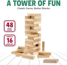 img 3 attached to 🌲 Ultimate Stacking Fun: CoolToys Timber Tower Block Stacking - Unleash Your Creative Skills!