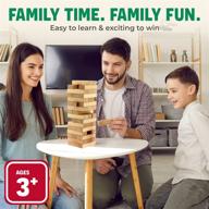 🌲 ultimate stacking fun: cooltoys timber tower block stacking - unleash your creative skills! logo