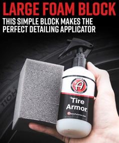 img 3 attached to 🚗 Adam's Block Applicator (6-Pack) - Trim Dressing and Tire Shine Applicator Pad for Car Detailing, Reusable and Customizable Durafoam, Ideal for Use After Car Wash and Wheel Cleaner