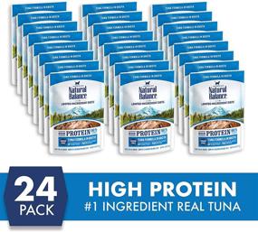 img 3 attached to Natural Balance Limited Ingredient Diet: High-Protein Grain-Free Wet Cat Food in Broth - Chicken, Tuna, or Whitefish Options - 2.5oz Pouches (Pack of 24)