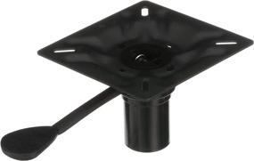 img 2 attached to 🪑 Attwood Corporation 238152-7: Black Tilt Right Handle Seat Mount without Slider - 3 Degree