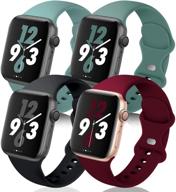 qrose bands compatible with apple watch 38mm 40mm 42mm 44mm logo