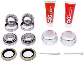 img 4 attached to 🚚 High-Performance FKG Trailer Bearing Kit for 1 Inch Straight Spindles – Set of 2