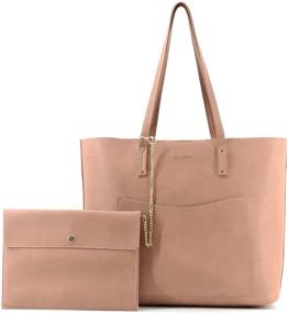img 4 attached to Stylish Handbag Leather Shoulder Satchel Women's Handbags & Wallets