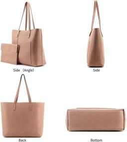 img 2 attached to Stylish Handbag Leather Shoulder Satchel Women's Handbags & Wallets