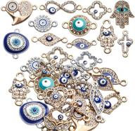 🧿 enchanting evil eye pendant charms: perfect for crafting exquisite jewelry logo