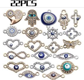 img 2 attached to 🧿 Enchanting Evil Eye Pendant Charms: Perfect for Crafting Exquisite Jewelry