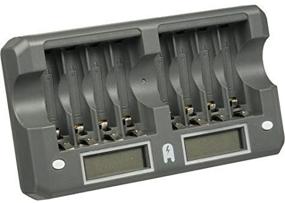 img 2 attached to Зарядное устройство Watson 8-слотовое для AA/AAA NiMH/NiCd перезаряжаемых аккумуляторов