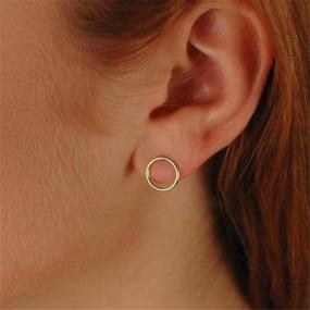 img 2 attached to DIYANMMY Elegant Earrings Minimalist Hypoallergenic