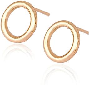 img 4 attached to DIYANMMY Elegant Earrings Minimalist Hypoallergenic