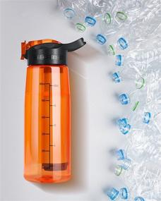 img 1 attached to SimPure Filtered Water Bottle: Your Ultimate Travel Companion for Clean and Safe Hydration