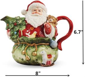 img 1 attached to Christmas Coffee Ceramic Teapot Mini-Gift