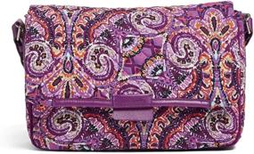 img 4 attached to Stylish and Functional: Vera Bradley 👜 Cotton Shoulder Satchel Purse for Everyday Chic