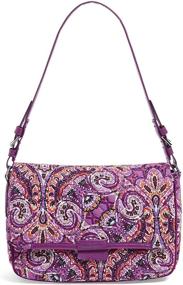 img 3 attached to Stylish and Functional: Vera Bradley 👜 Cotton Shoulder Satchel Purse for Everyday Chic