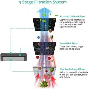 img 2 attached to 🌬️ Potulas Air Purifier Activated Carbon Filter: Superior Indoor Air Quality Made Possible!