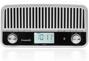 img 4 attached to 🎶 Power up your music experience with the Franklin FR-1 AM/FM Table Radio: Stereo Speakers and Bluetooth in one!