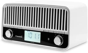 img 3 attached to 🎶 Power up your music experience with the Franklin FR-1 AM/FM Table Radio: Stereo Speakers and Bluetooth in one!