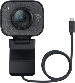 img 4 attached to 🎥 Logitech StreamCam: 1080P HD 60fps Webcam with USB-C, Mic - Asian Pack, Graphite