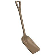 🧹 remco 698166 seamless hygienic shovel - bpa-free, food-safe, commercial grade kitchen and gardening tool, 10-inch, brown logo