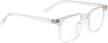 mimoeye oversized blocking eyeglasses transparent logo