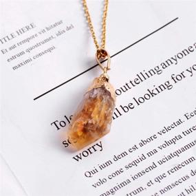 img 3 attached to Girls' Jewelry: YGLINE Natural Healing Crystal Necklace - Enhancing Your Wellbeing!