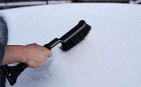 img 1 attached to ❄️ Motorup America 2-in-One Car Windshield Ice Scraper with Snow Brush - Ultimate Winter Cleaning Tool for Automotive Windows