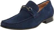 stacy adams lasalle slip suede men's shoes and loafers & slip-ons логотип