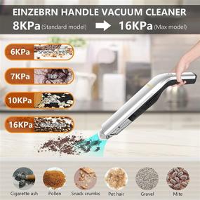 img 3 attached to Powerful and Portable: 2-Speed Handheld Car Vacuum - Rechargeable 15KPA Suction Cleaner for Home and Car Cleaning