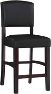 🪑 dark espresso monaco stool - height 24 inches logo