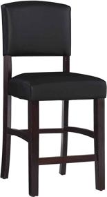 img 4 attached to 🪑 Dark Espresso Monaco Stool - Height 24 Inches