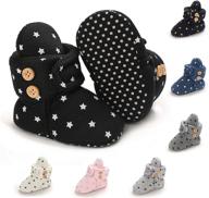 👶 benhero infant baby booties with grippers - winter slippers stay on socks for newborn boys and girls, crib baby socks logo