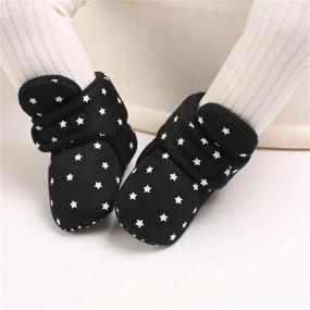 img 3 attached to 👶 BENHERO Infant Baby Booties with Grippers - Winter Slippers Stay On Socks for Newborn Boys and Girls, Crib Baby Socks