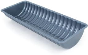 img 4 attached to Fox Run Non-Stick Carbon Steel Rehrucken/Almond Cake Loaf Pan - 4.75 x 12.25 x 2 Inches | Metallic