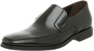 👞 stylish and versatile: bruno magli raging loaferblack nappa9 5 men's shoes logo