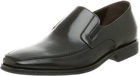 img 4 attached to 👞 Stylish and Versatile: Bruno Magli Raging LoaferBlack Nappa9 5 Men's Shoes