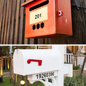img 1 attached to Adhesive Letters Numbers Mailbox Business