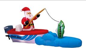img 4 attached to Holiday Times Fishing Inflatable Company