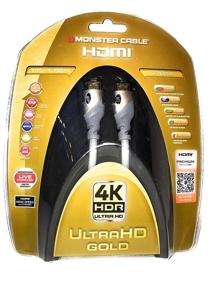 img 1 attached to 🔌 Monster - кабель HDMI серии Gold 6 ': Премиум 21 Гбит / с - 4K, OLED, HDR - 60 Гц