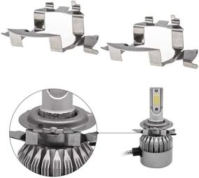 img 3 attached to Держатели адаптеров Ligdeun.auto H7, удерживающие основание гнезда H7 для VW Mercedes-Benz Audi BMW Buick Hyundai Nissan, комплект из 4 штук модели 104